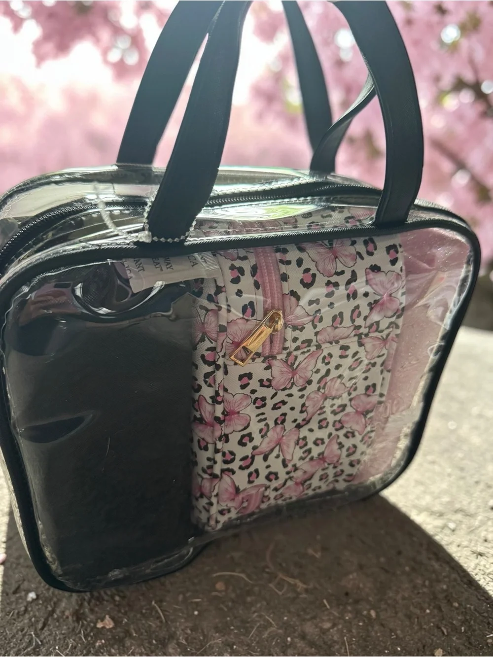 Blush Crush Cosmetic Bag Set NWT